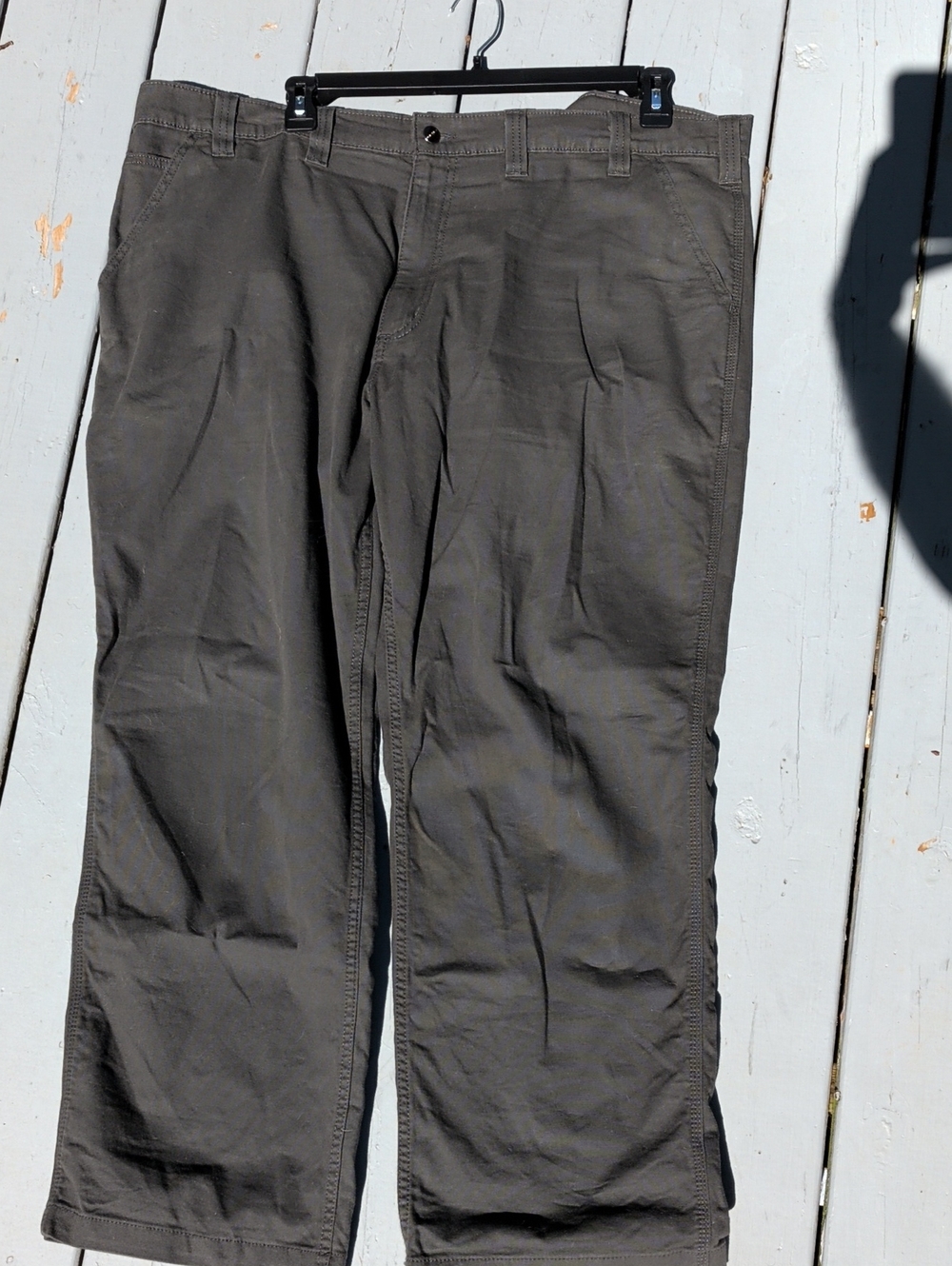 Carhartt Olive Green Straight-Leg Chinos